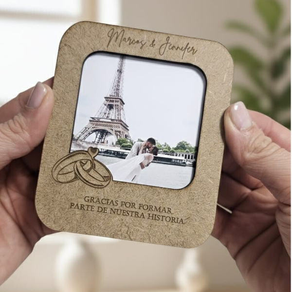 Porta foto con imán