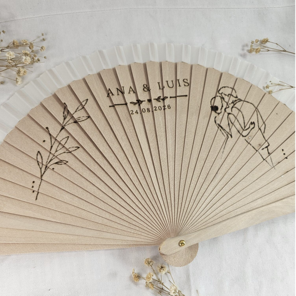 Abanico para boda