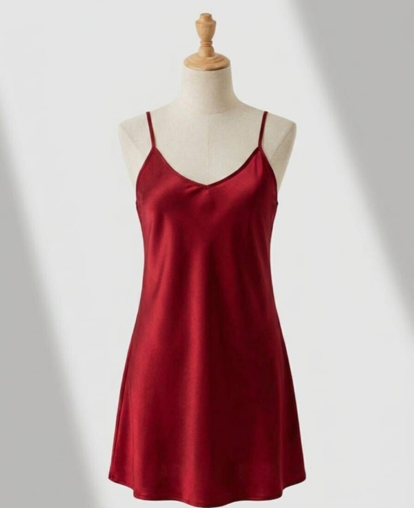 Camison Liso Burdeos