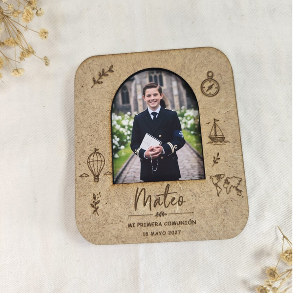 Portafotos con imán para Comunión