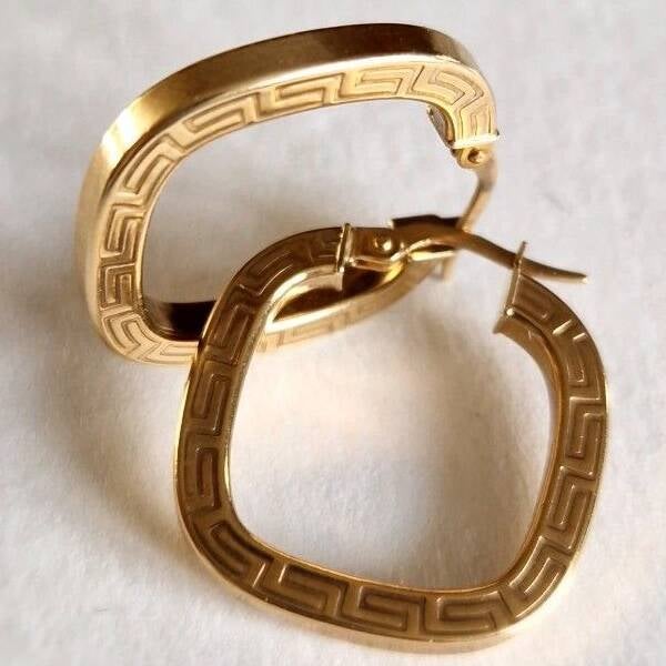 The Meander of Medusa hoops