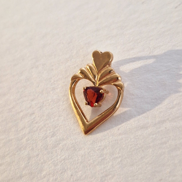 The sacred heart pendant