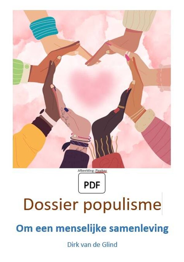 Dossier populisme - Om een menselijke samenleving (PDF)