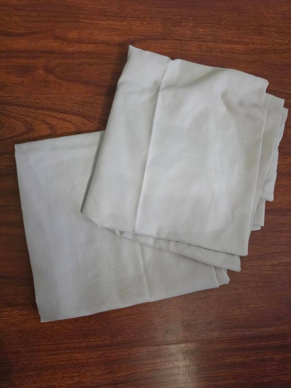 Two Gray Pillow Cases