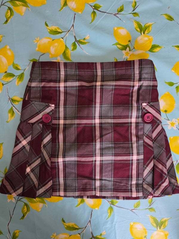 Girls Plaid Skirt