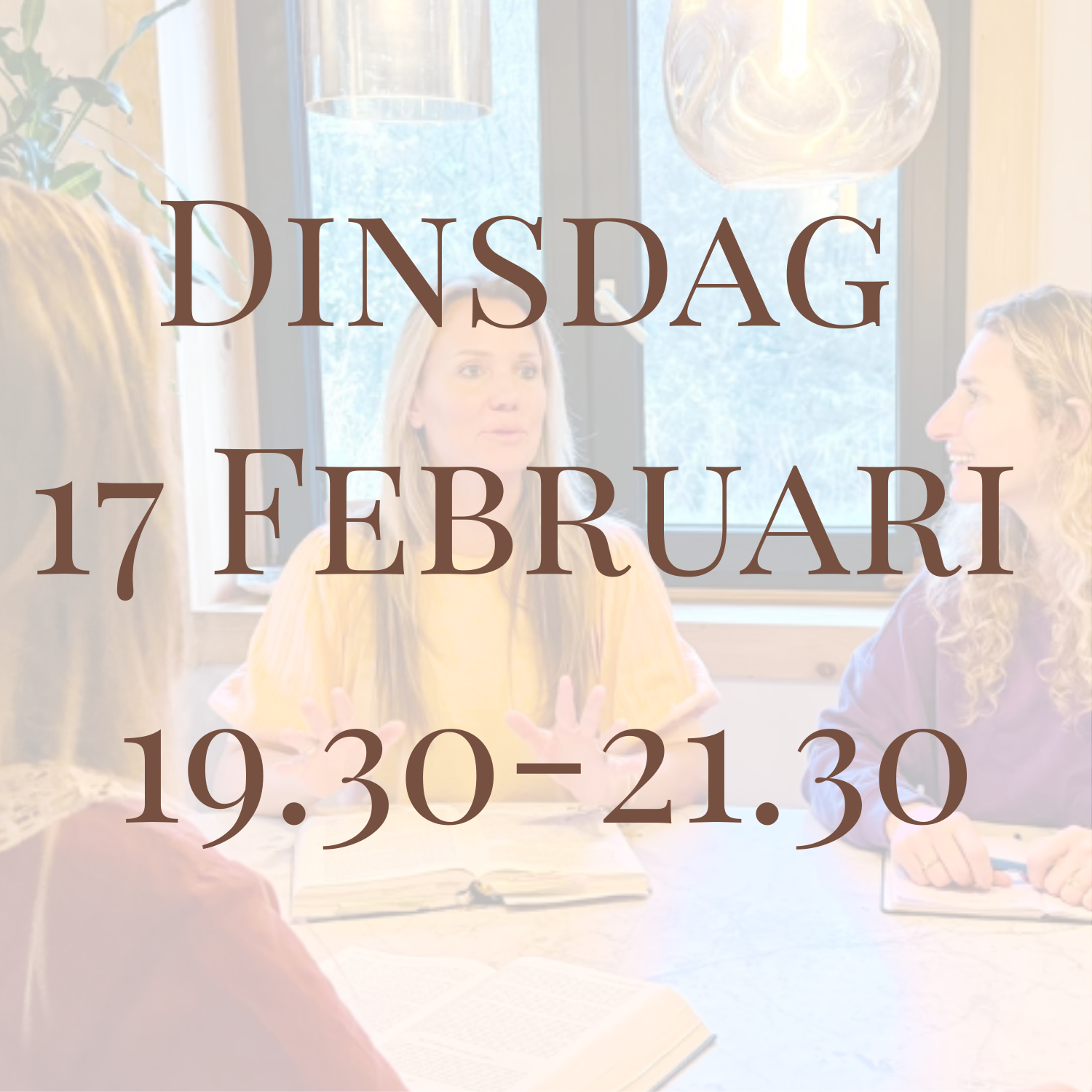 dinsdag 17 februari 19.30-21.30 - losse sessie over Vergeving