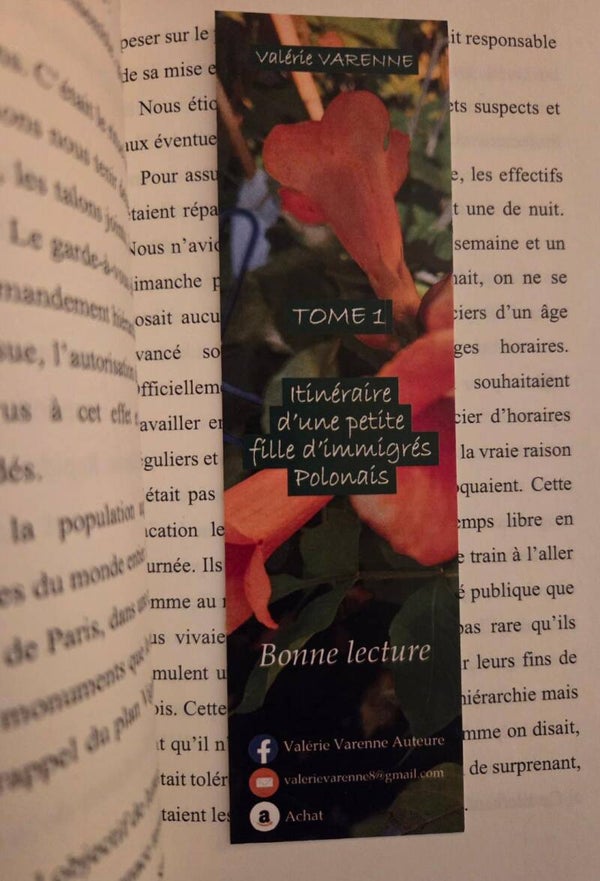 Marque page tome 1