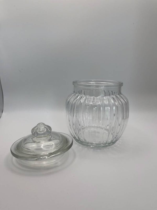 Candybar Glas klein mit Deckel (0,5l)