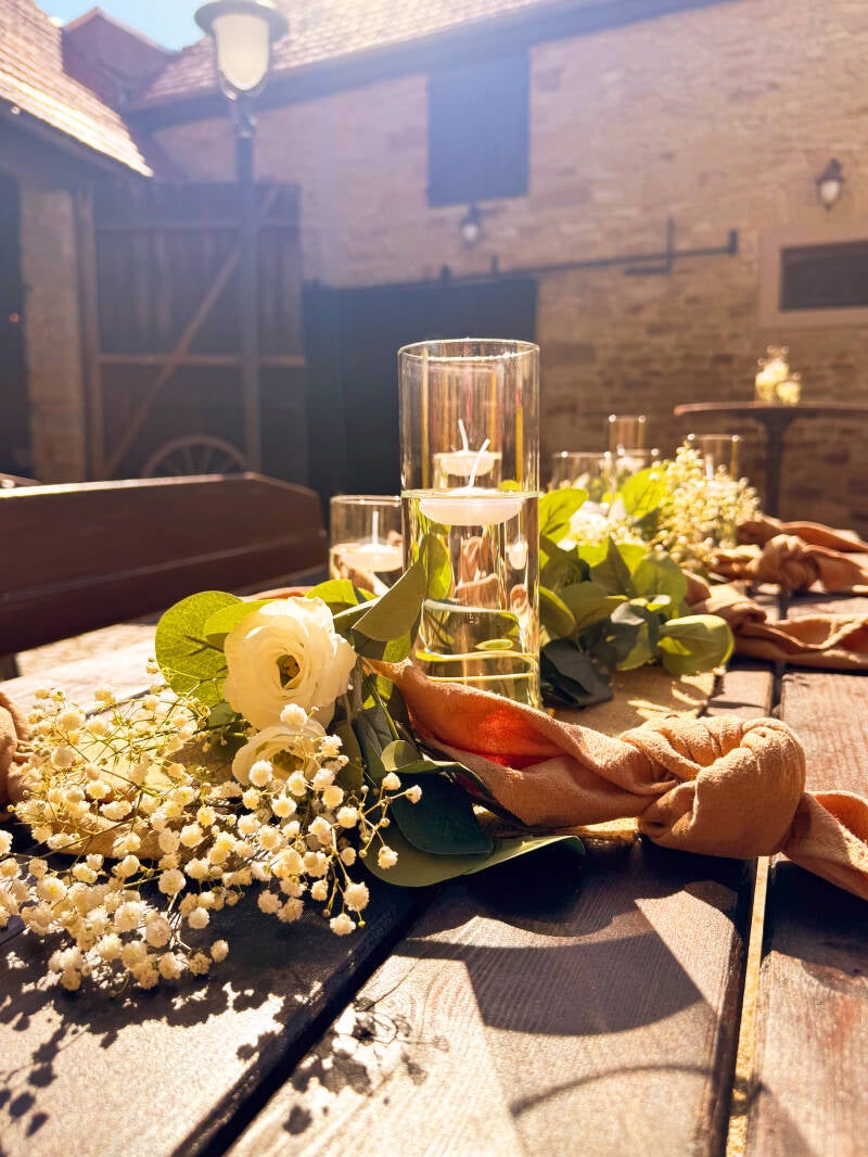 Dekoservice in Scheune Prichsenstadt, Unterfranken für Hochzeit 2026 2027