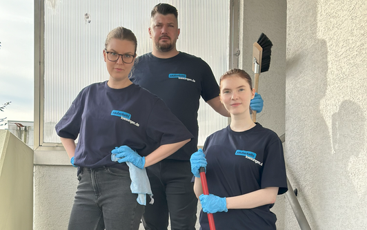 Team von Sauberkeitslösungen