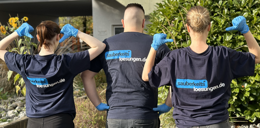 Sauberkeitslösungen Team im Einsatz