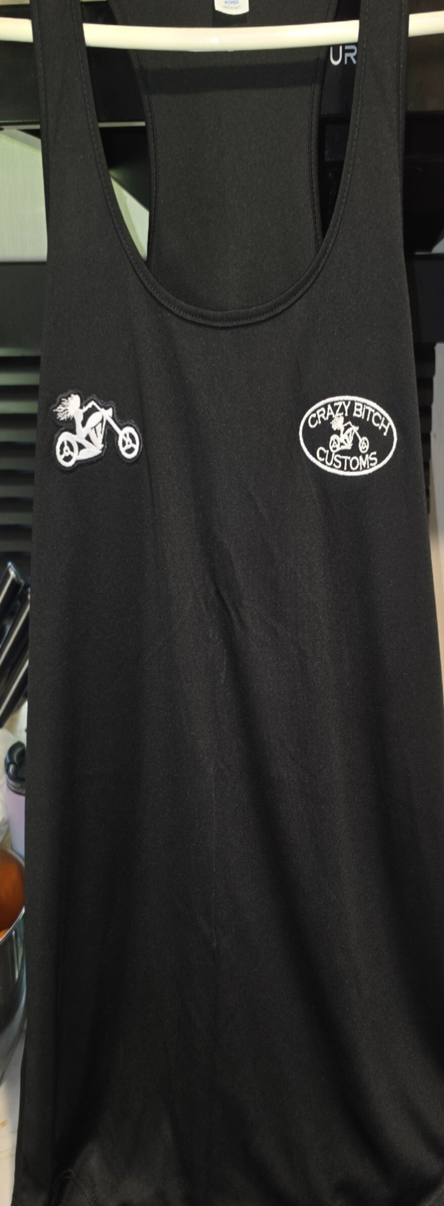 WOMEN'S BLACK DRY-WIK TANK