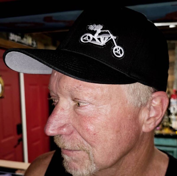 Men's Flex Fit Black or Grey Hat with Logo