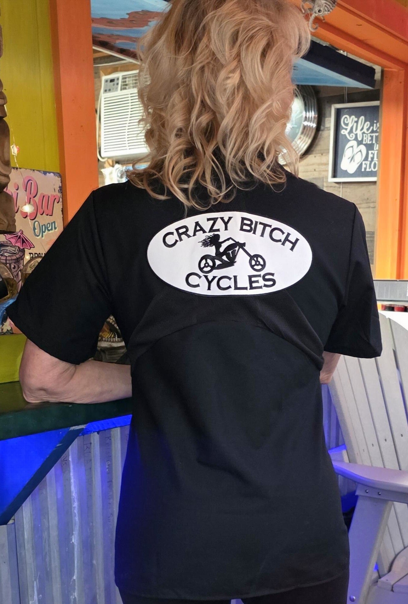 Women's Black Shop Shirt