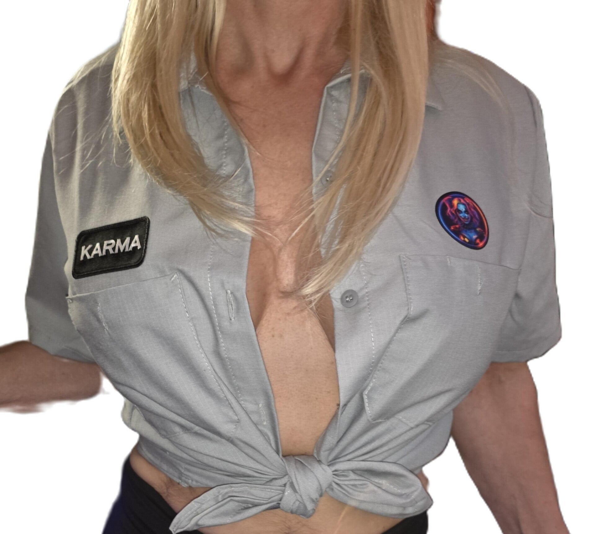 Women's Grey Shop Shirt