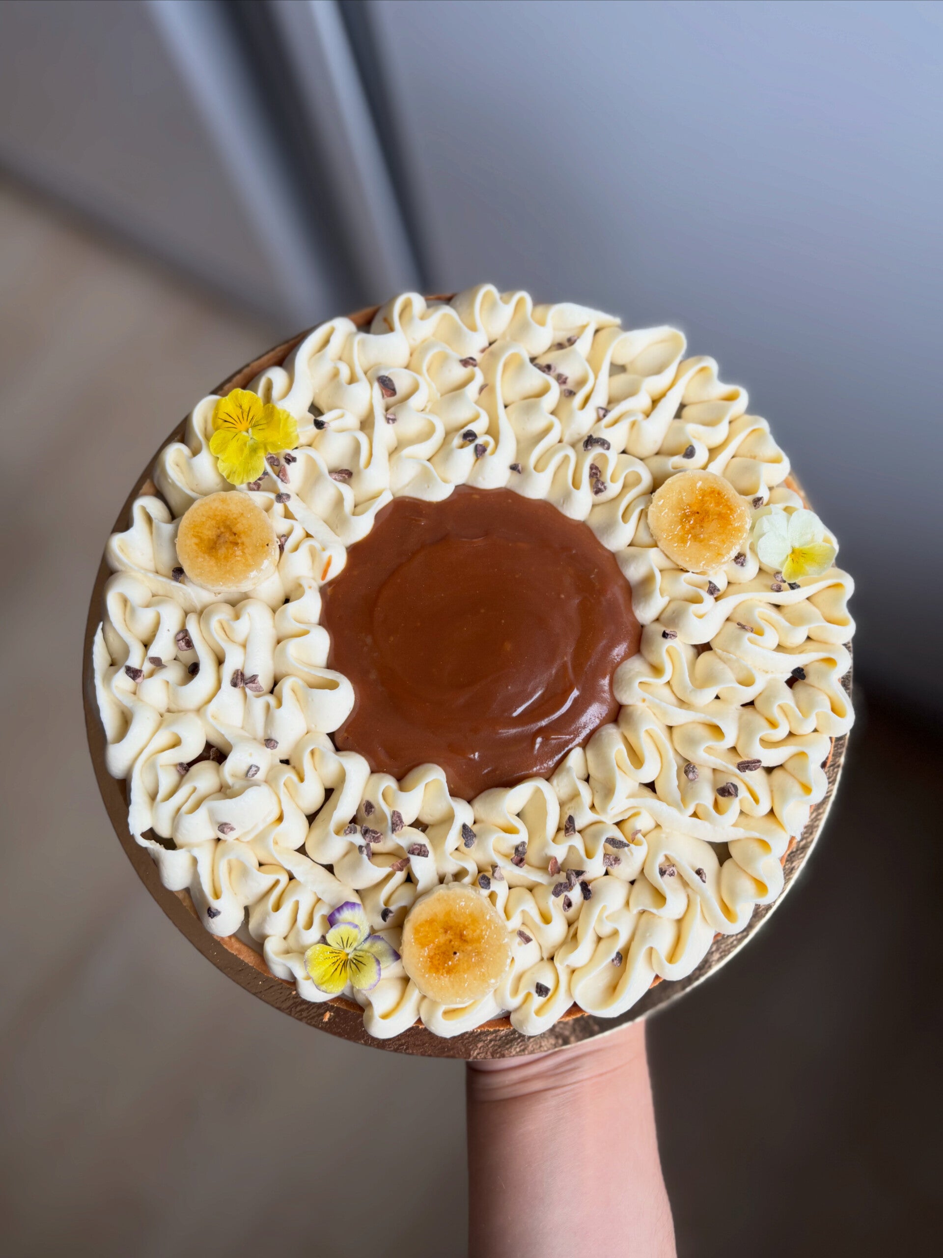 Tarte Banane Caramel Chocolat