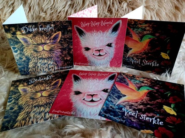 PoemPaintingsBySteef Wishing Cards