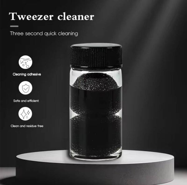 Tweezer cleaner