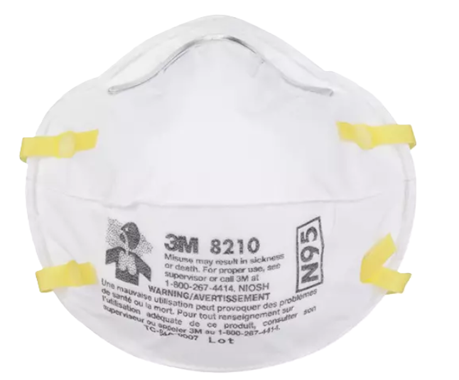 3M™ 8210 N95 Dust Masks, NIOSH Certified- 20 Pk