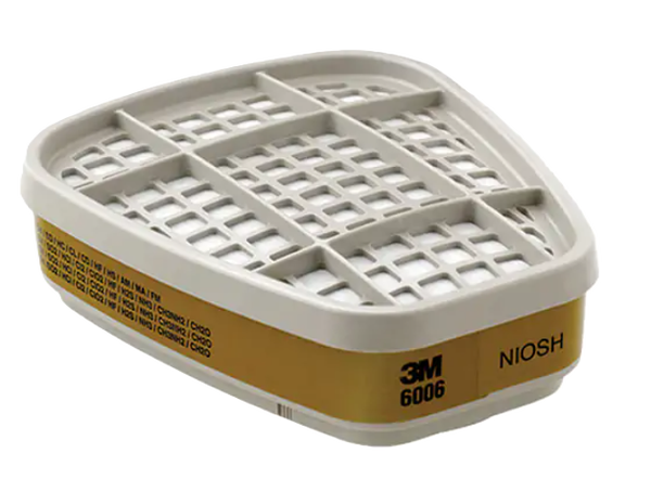 3M, 6000 Series Respirator Cartridges/ Pack of 2