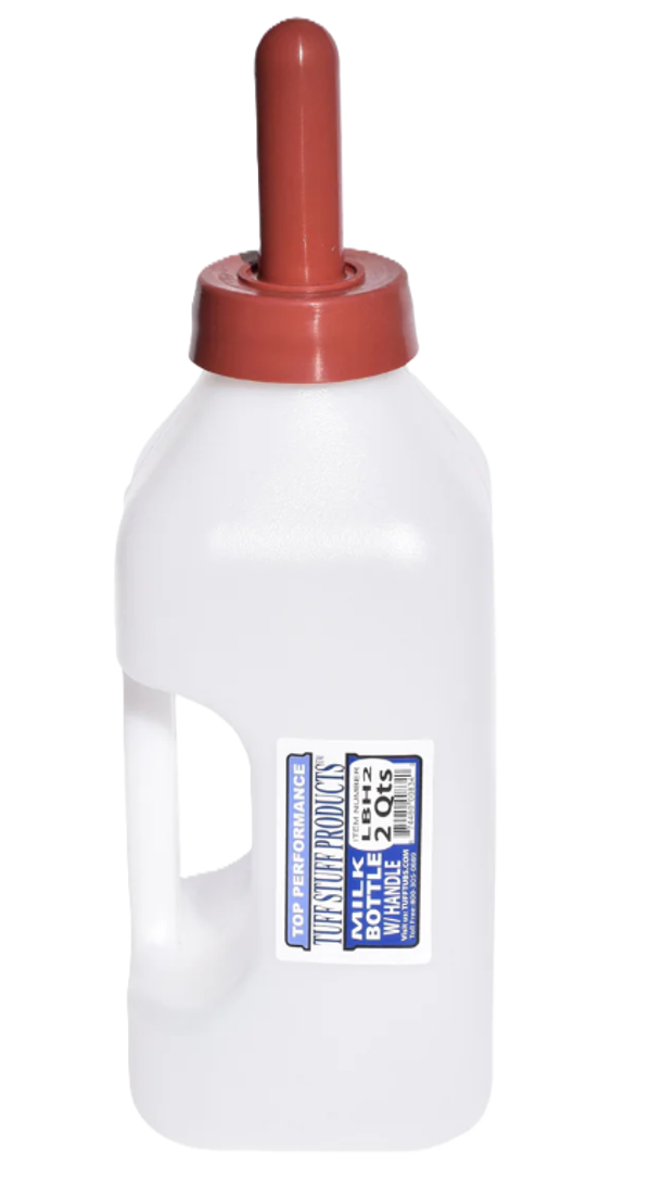 Tuff Stuff milk bottle snap cap w/ handle 2qts