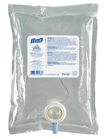 Purell  NXT® Advanced Gel Hand Sanitizer, 1000 ml, Cartridge Refill, 70% Alcohol