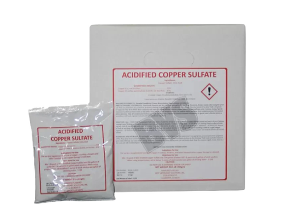 Acidified Copper Sulfate - 35 packs- one-pound each