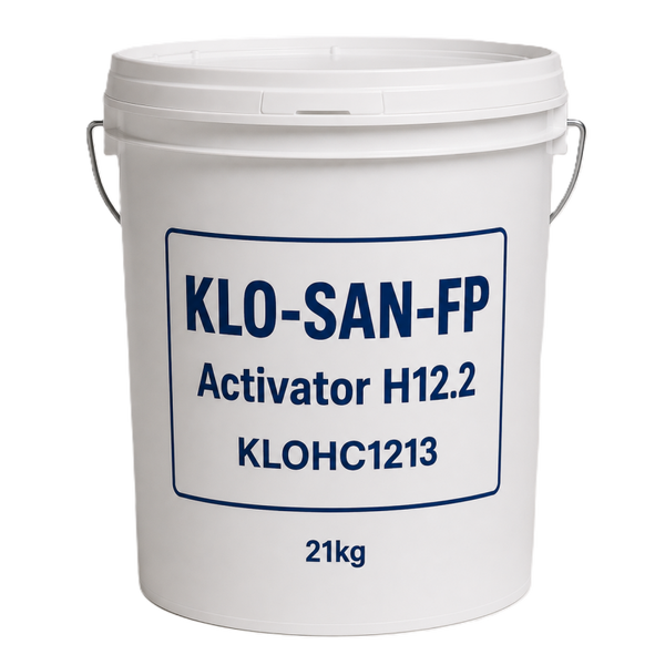 Chlorohydric acid, Klo-San-FP Activator H12.2, 21kg pail