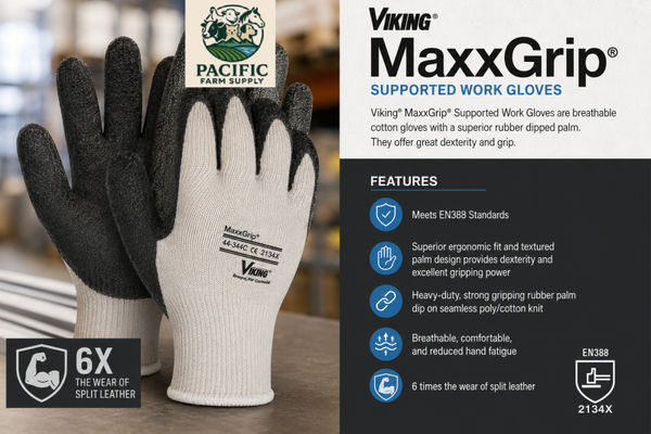 MaxxGrip® Supported Work Gloves, dozen pairs