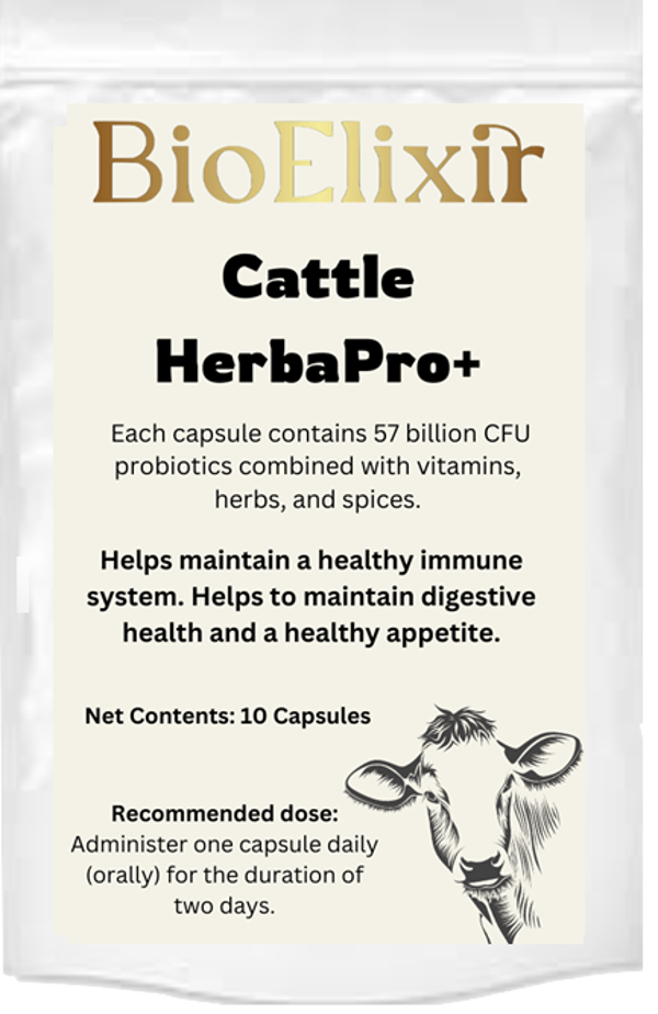 Cattle HerbaPro+ Cow probiotic Capsules