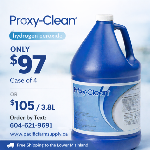 Proxy-Clean® hydrogen peroxide, 3.8 L