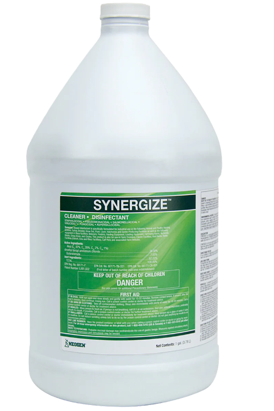 Synergize multi-purpose disinfectant-cleaner 3.8 L
