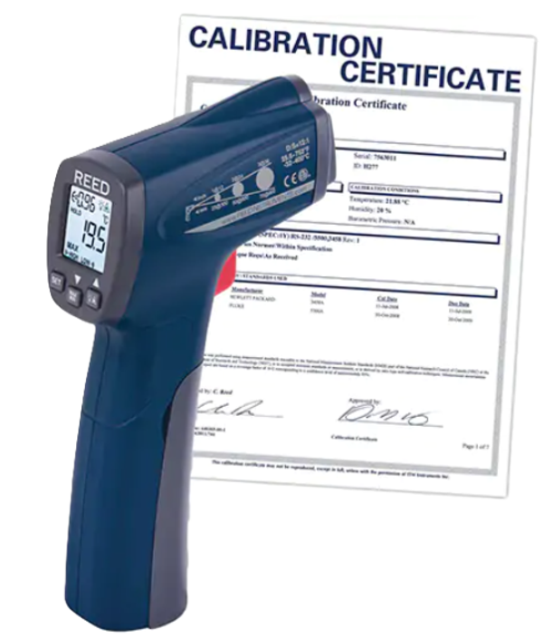 REED Infrared Thermometer with ISO Certificate, -25.6°- 752° F