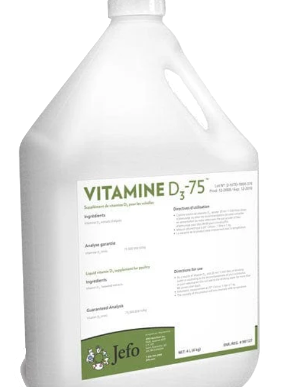 Poultry and Swine, Jefo Vitamin D3, 1L