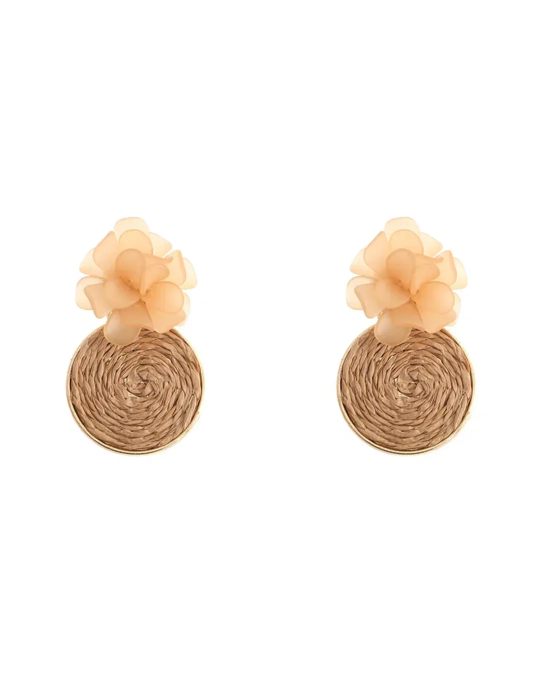 Ψάθινο σκουλαρίκι SASA-9955-13