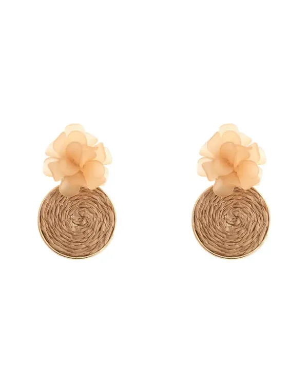 Ψάθινο σκουλαρίκι SASA-9955-13