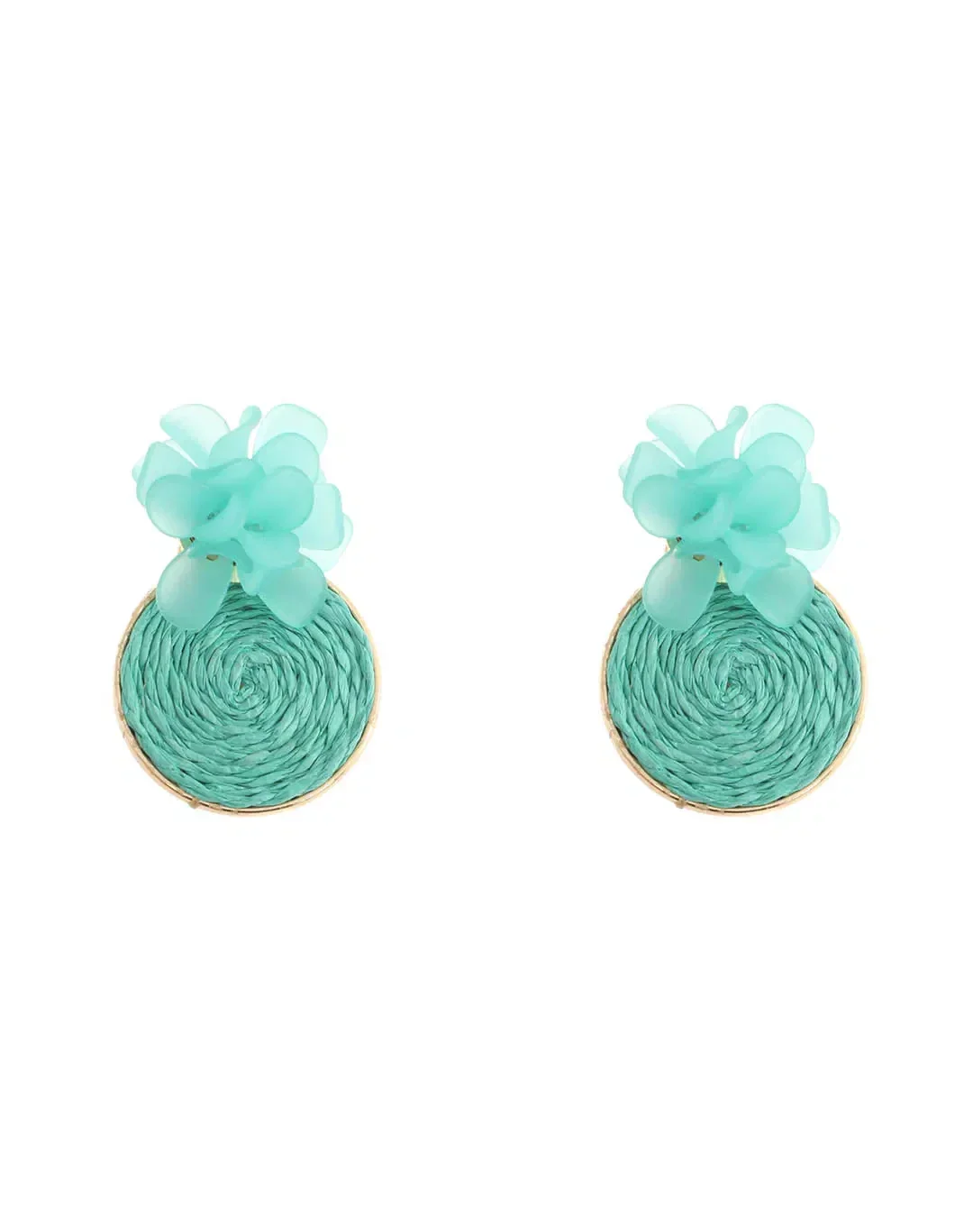 Ψάθινο σκουλαρίκι SASA-9955-13