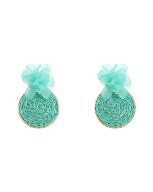 Ψάθινο σκουλαρίκι SASA-9955-13