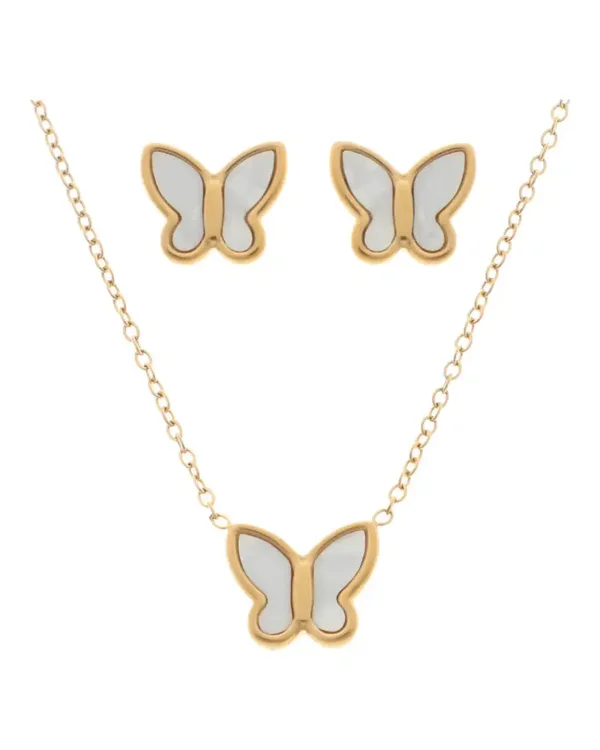 Κρεμαστό σετ λαιμού με σκουλαρίκια JY-8714-11