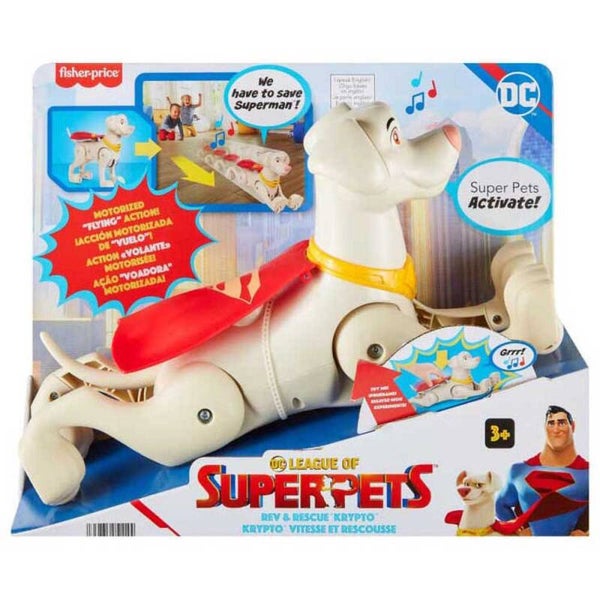 Fisher-Price DC League of Superpets Rev & Rescue Krypto