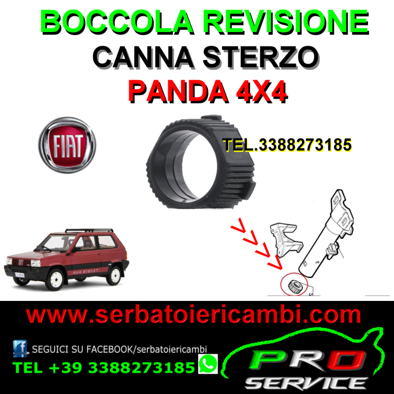 BOCCOLA ALBERO CANNA STERZO PER PANDA 4X4