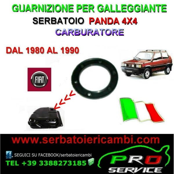 guarnizone per galleggiante panda 4x4 carburatore