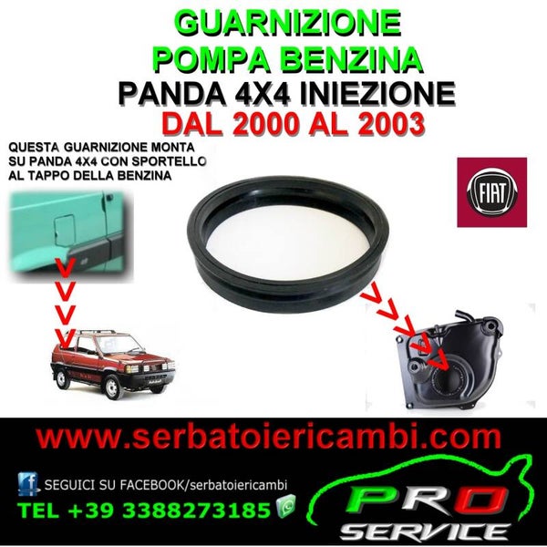 guarnizione pompa benzina serbatoio panda 4x4 multipoint iniezione 2000<2003