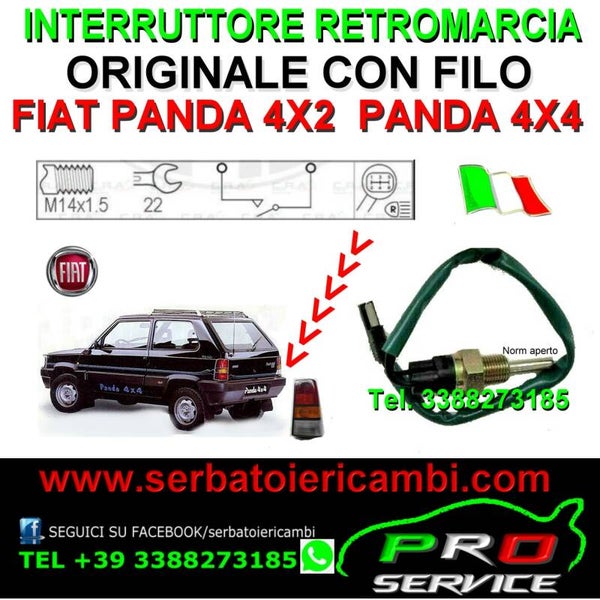 interruttore bulbo della retromarcia per Fiat Panda 4x4 (NO TRAZIONE) 4418600