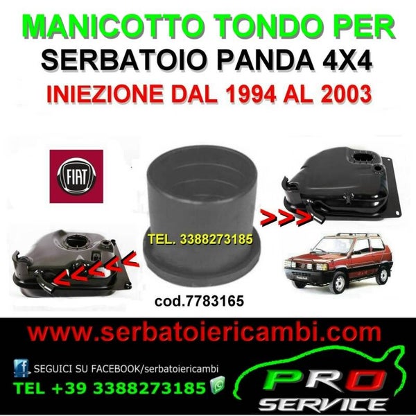 manicotto tondo per tubo rifornimento benzina serbatoio panda 4x4 dal 2001 al 2003