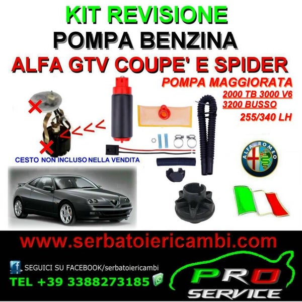 pompa benzina maggiorata alfa romeo gtv 2000 TB V6