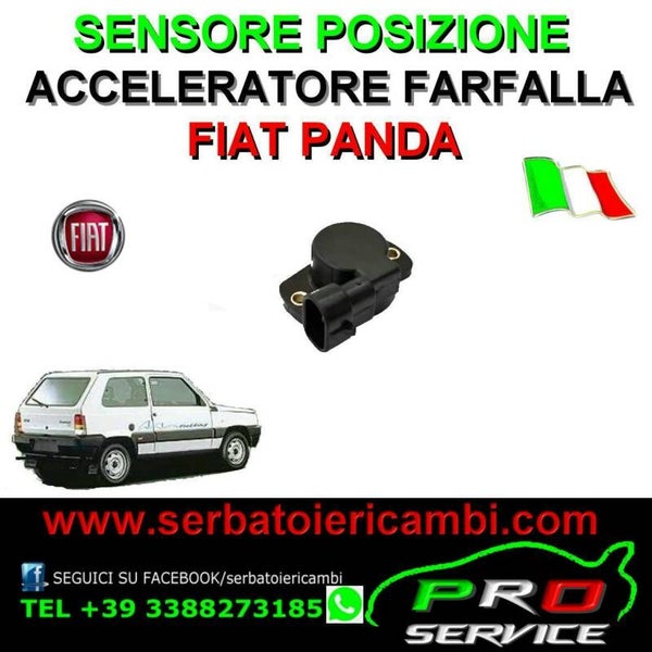 sensore acceleratore posizione farfalla iniezione gruppo iniettore panda 4x4