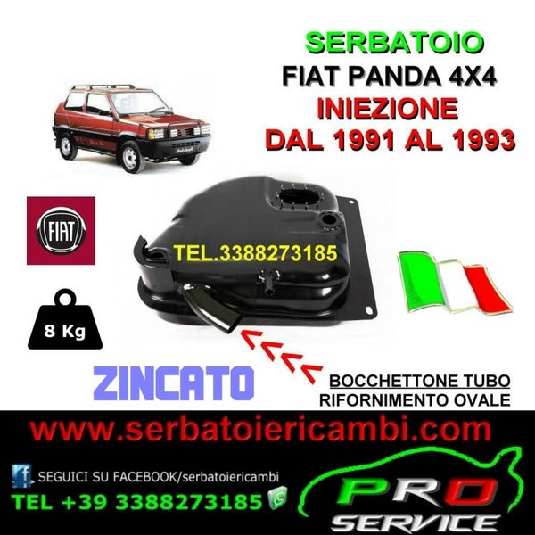 serbatoio fiat panda 4x4 dal 1991 al 1993 tubo attacco ovale