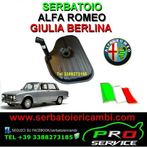 serbatoio carburante benzina giulia berlina