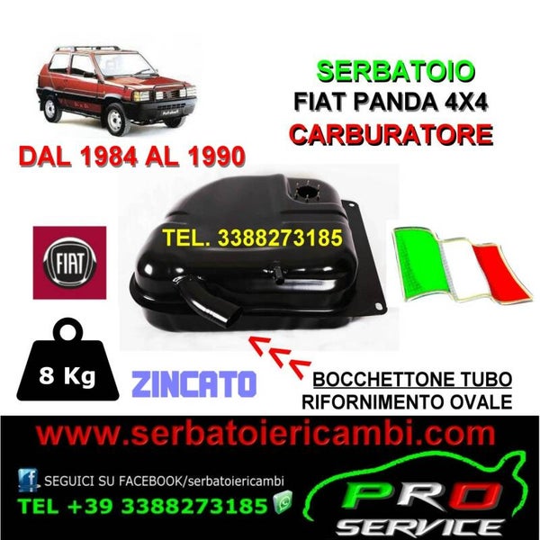 serbatoio panda 4x4 dal 1984 al 1990